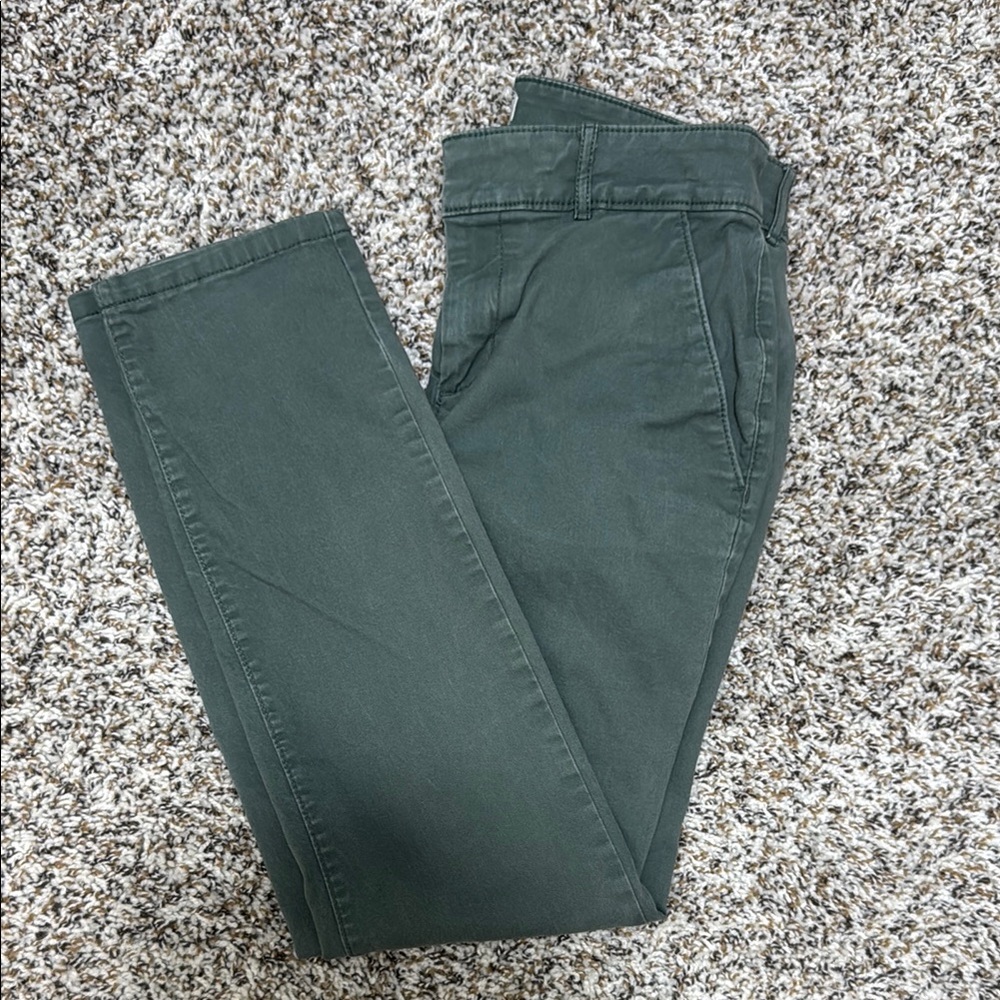 LOFT Olive Green Monroe Chinos